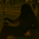 Hisham Khasawinah Reclining Under a Grapevine